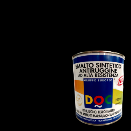 Smalto Sintetico Nero Lucido per Legno