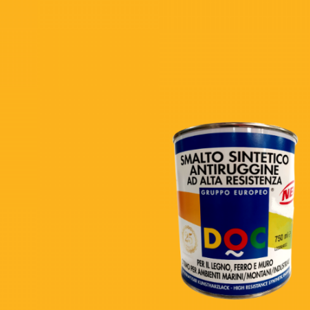 Smalto Sintetico Giallo Segnale per legno