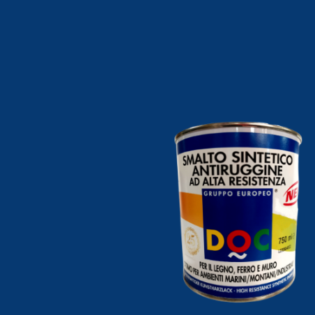 SMALTO SINTETICO BLU TRAFFICO PER INTERNO ED ESTERNO