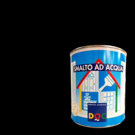 Smalto all'Acqua Nero Lucido per Legno