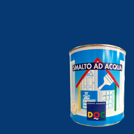 Smalto all'Acqua Blu Segnale per Legno