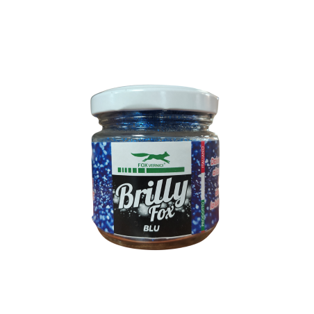 ADDITIVO GLITTER PER IDROPITTURE BLU FOX