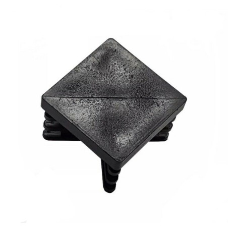 TAPPO QUADRATO PLASTICA NERO