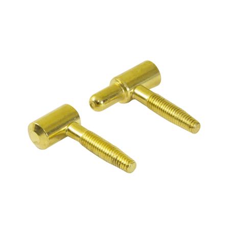 CERNIERA ANUBA OTTONATA A 2 GAMBI 9mm 2 PEZZI