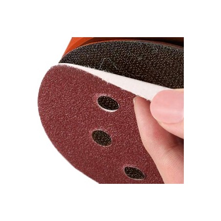 DISCO ABRASIVO A STRAPPO PER LEVIGATRICE ROTO ORBITALE