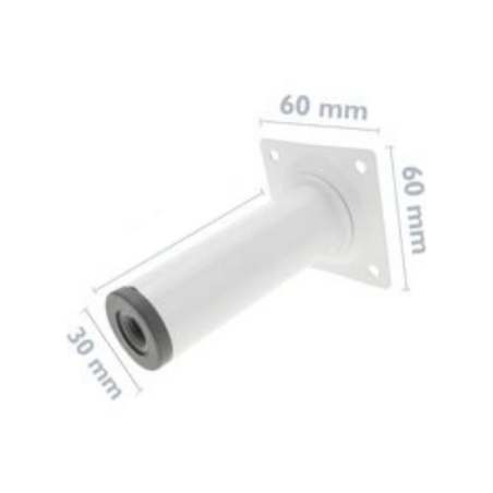 PIEDINI PER MOBILI IN ACCAIO BIANCO 4PACK