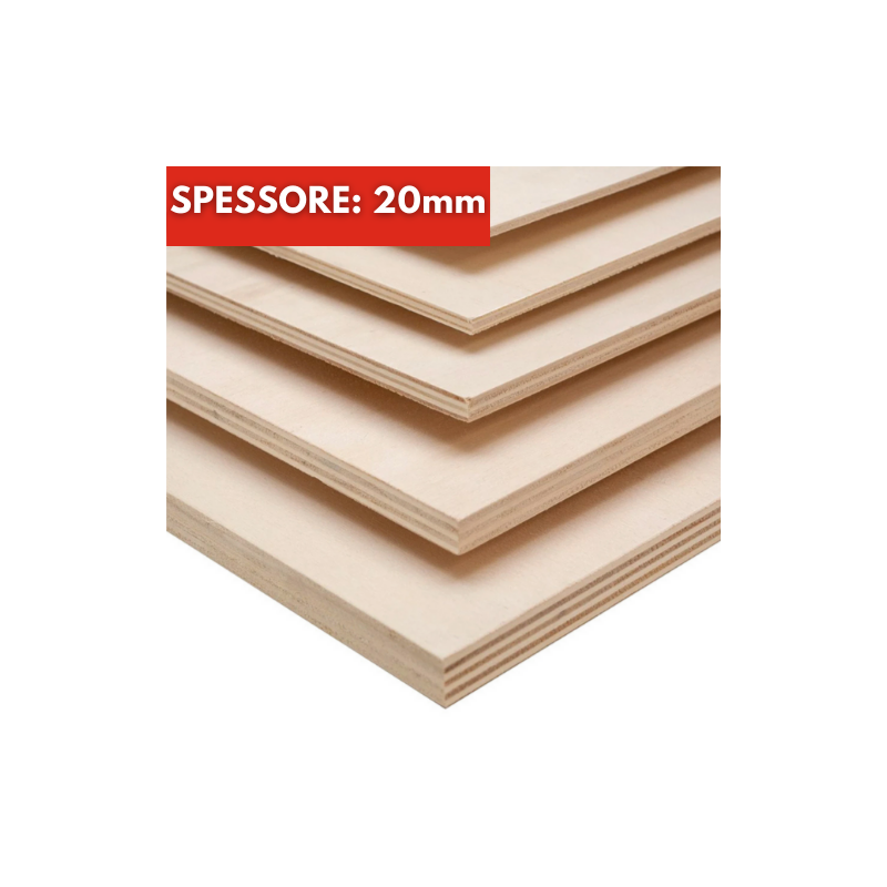 Pannello Tavola Compensato Multistrato Pioppo Spessore 20mm Su Misura