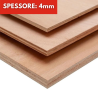 Pannello Tavola Compensato Okumè Spessore 4mm Su Misura