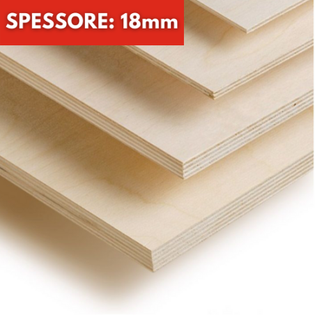 Pannello Tavola Compensato Betulla Spessore 18mm Su Misura
