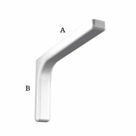 REGGIMENSOLE PLASTICA ACCIAIO BIANCHE