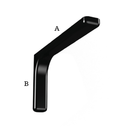 REGGIMENSOLE PLASTICA ACCIAIO NERE