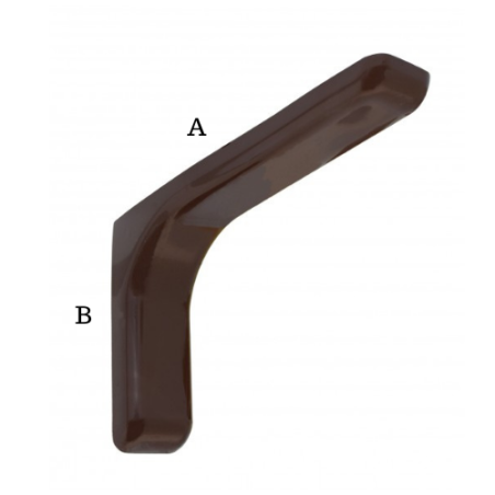 REGGIMENSOLE PLASTICA ACCIAIO MARRONE