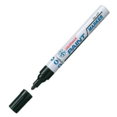 PENNARELLO SMALTO NERO PER RITOCCO