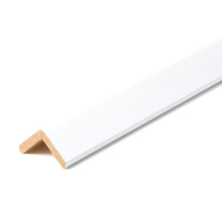 Paraspigolo in ayous bianco taglio personalizzato