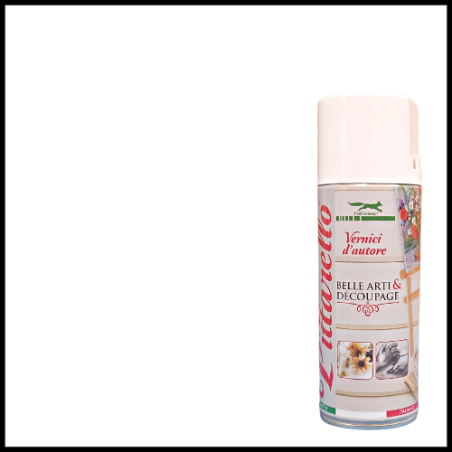 BOMBOLETTA SPRAY ACRILICA TRASPARENTE FISSATIVO CARBONCINO PITTARELLO 400ML