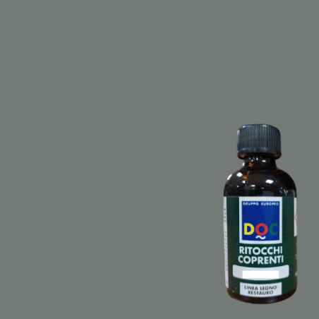 RITOCCO COPRENTE CON PENNELLINO GRIGIO TOPO 30ML PER LEGNO