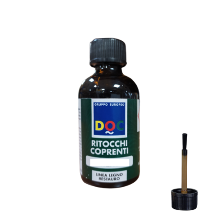 RITOCCO COPRENTE CON PENNELLINO VERDE RAFFAELLO 30ML PER LEGNO