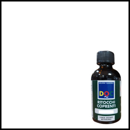 RITOCCO COPRENTE CON PENNELLINO BIANCO 30ML PER LEGNO