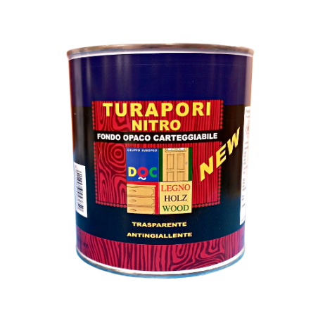 TURAPORI NITRO FONDO OPACO TRASPARENTE 750ML