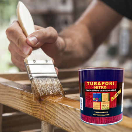 TURAPORI NITRO FONDO OPACO TRASPARENTE 750ML