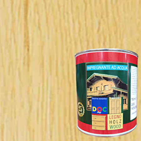 Impregnante ad Acqua Trasparente per Legno