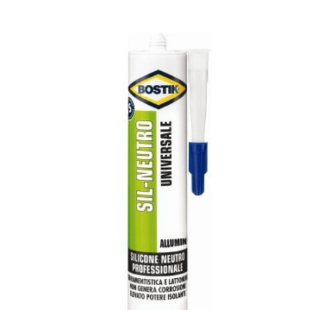 SILICONE NEUTRO PROFESSIONALE ALLUMINIO BOSTIK