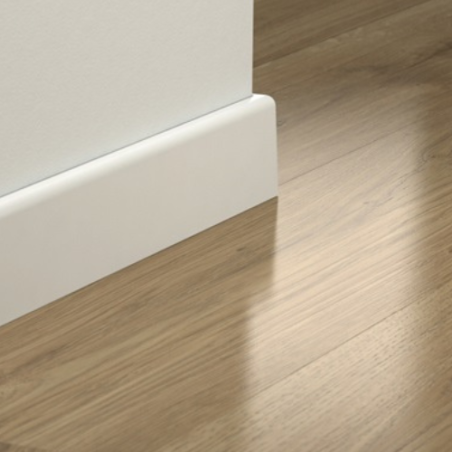 Battiscopa legno ajous liscio bianco taglio personalizzato