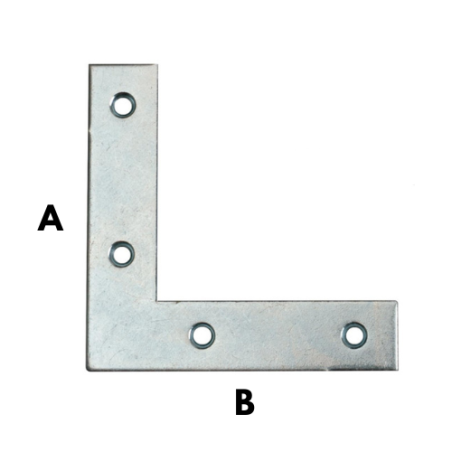 LASTRINA ANGOLARE PIATTA 4,0X4,0cm