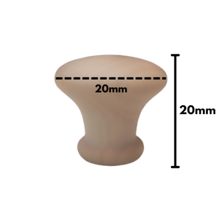 POMELLO IN LEGNO SFERICO GRANDE