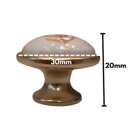 POMELLO IN LEGNO NOCE SCURO PALLINA