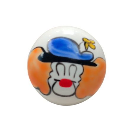 POMELLO IN LEGNO NOCE SCURO PALLINA