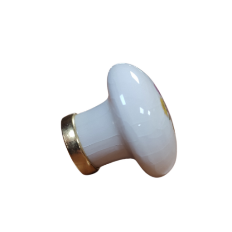 POMELLO IN LEGNO NOCE SCURO PALLINA