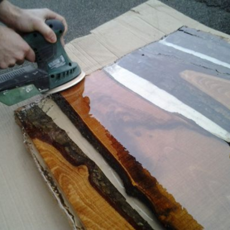 RESINA PER COLATE DECORATIVE EPOGLASS CON DUE COMPONENTI