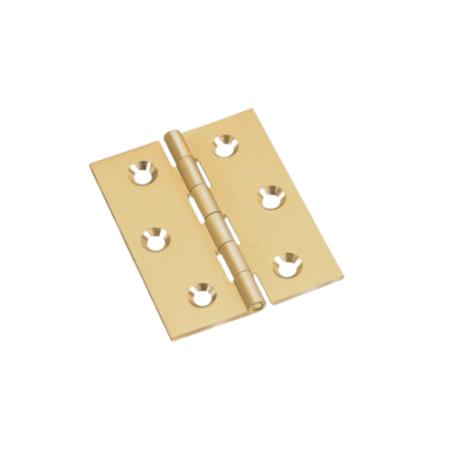 CERNIERE PIANE PROFILATA OTTONATA 30X35mm 2 PEZZI