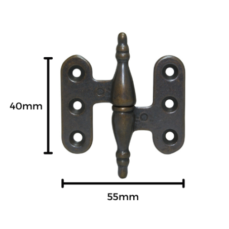 CERNIERA PIANA CIAS MARTELLATA NERA 100x100mm