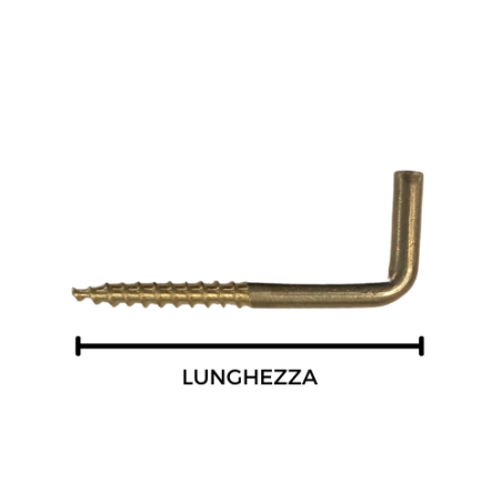 TASSELLI OTTONE FILETATTO