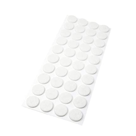 FELTRINI TONDI BIANCHI