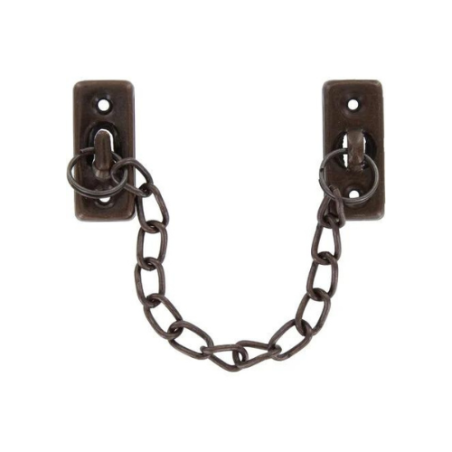 CATENELLA CHIUDIPORTA IN ACCIAIO NICHELATO