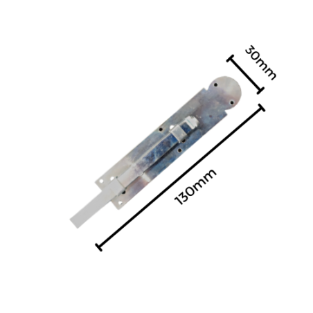 CHIAVISTELLO CATENACCIO TRASVERSALE 130mm