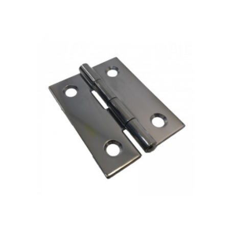 CERNIERE PIANE PROFILATA OTTONATA 30X35mm 2 PEZZI