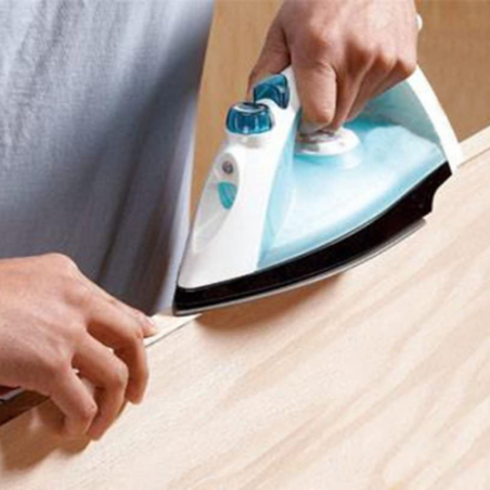 BORDO PREINCOLLATO MELAMINICO FAGGIO 22mm