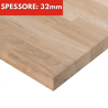 Tavola Pannello Massello Rovere Spessore 32mm Su Misura