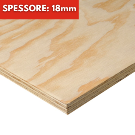 Pannello Multistrato Pino Cileno Marino Spessore 18mm Su Misura