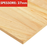 Tavola Pannello Lamellare Pino Naturale Spessore 27mm su Misura