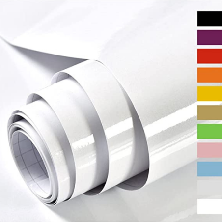 PLASTICA ADESIVA ROSSO TRAFFICO 100x45cm