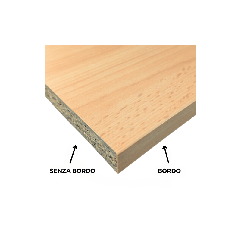 Ripiano Truciolato Nobilitato Faggio Su Misura