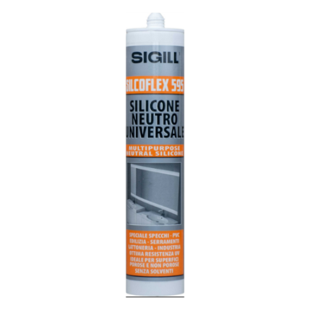 SILICONE NEUTRO PER SPECCHI BIANCO SELSIL