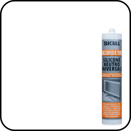 SILICONE NEUTRO PER SPECCHI BIANCO SELSIL