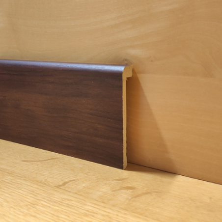 Battiscopa coprimarmo legno ayous noce scuro taglio personalizzato