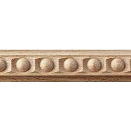 Asta cornice scolpita in faggio taglio personalizzato